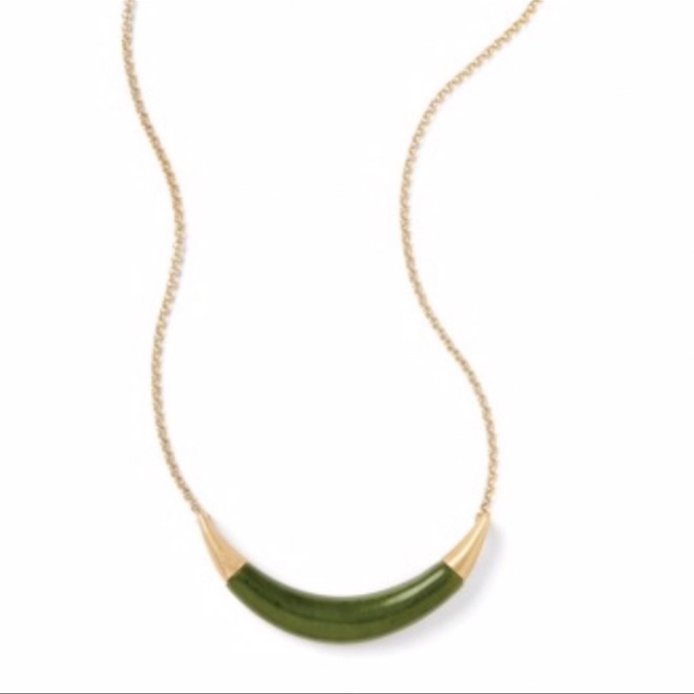 Cabi Jasper Crescent Necklace. NWOT and never worn.